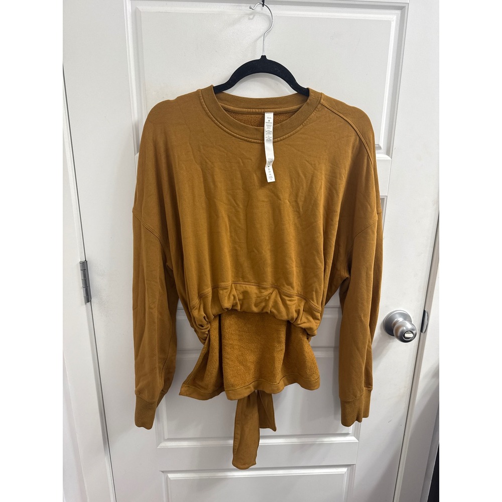 Lululemon LA Back-to-Front Tie Sweatshirt Spiced Bronze XS/S
